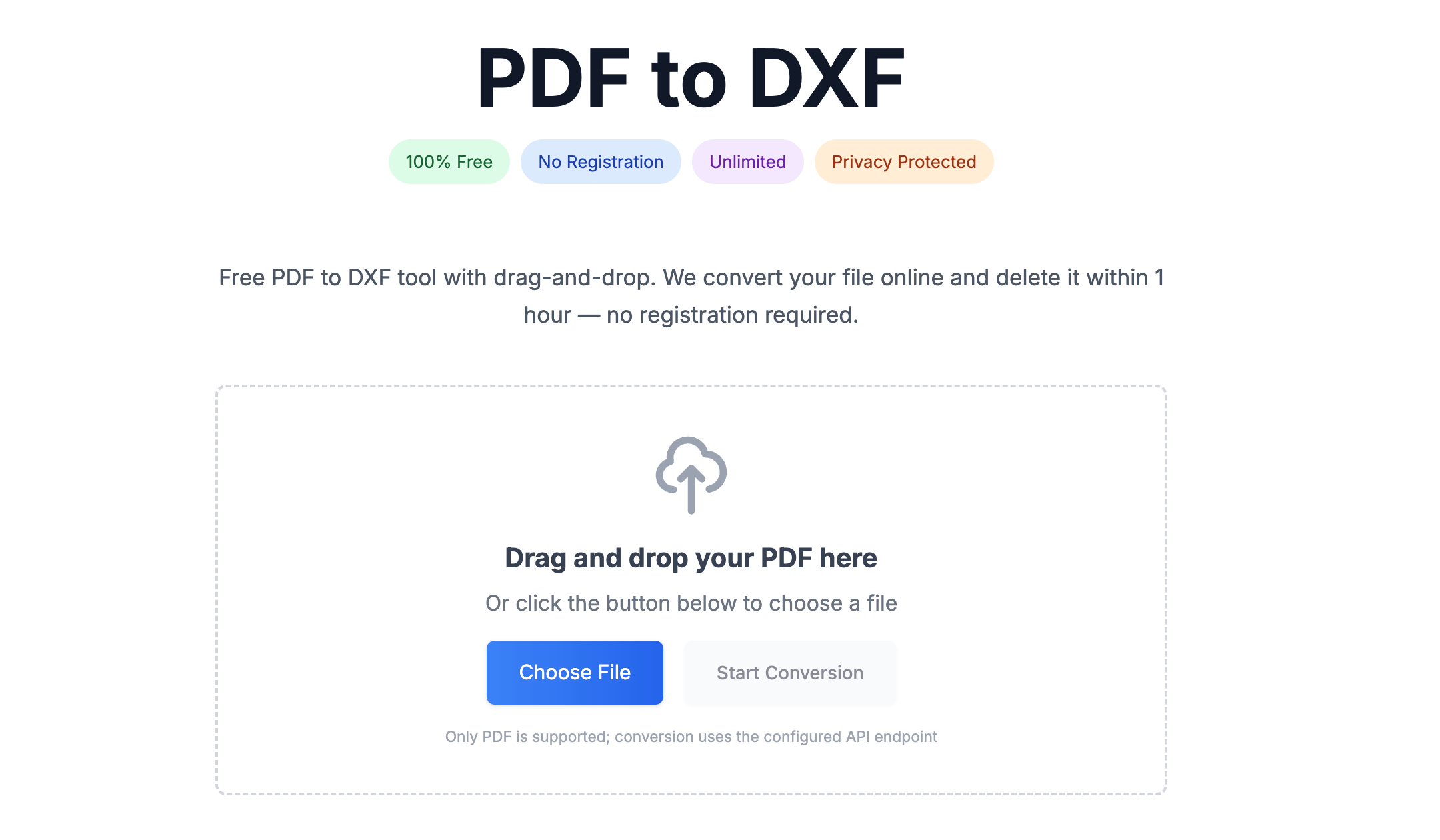How to Convert PDF to DXF